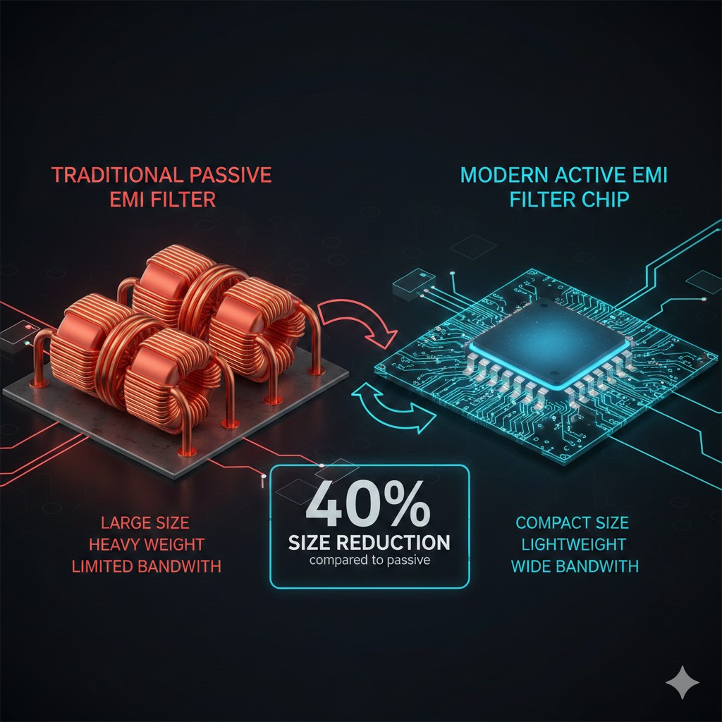 Pasif vs Aktif EMI Filtre Karşılaştırması